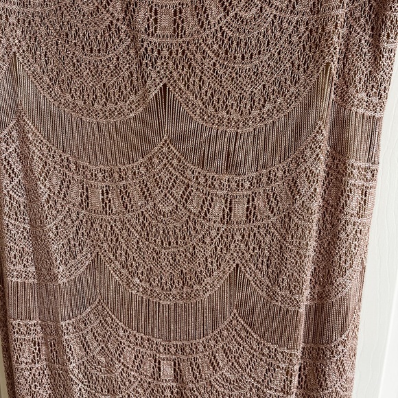 Damianou Vintage crocheted scalloped fringe sleeveless maxi dress and jacket. - Picture 2 of 4